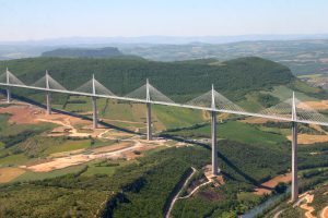 Millau Viaduct from above