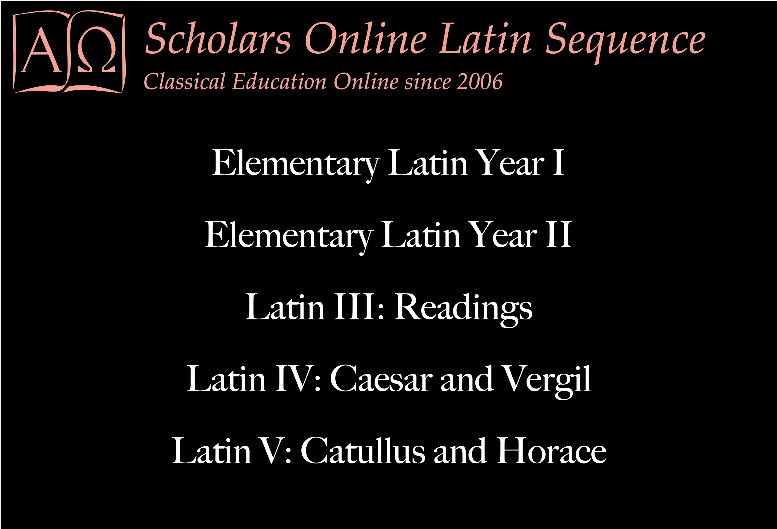 Latin Courses